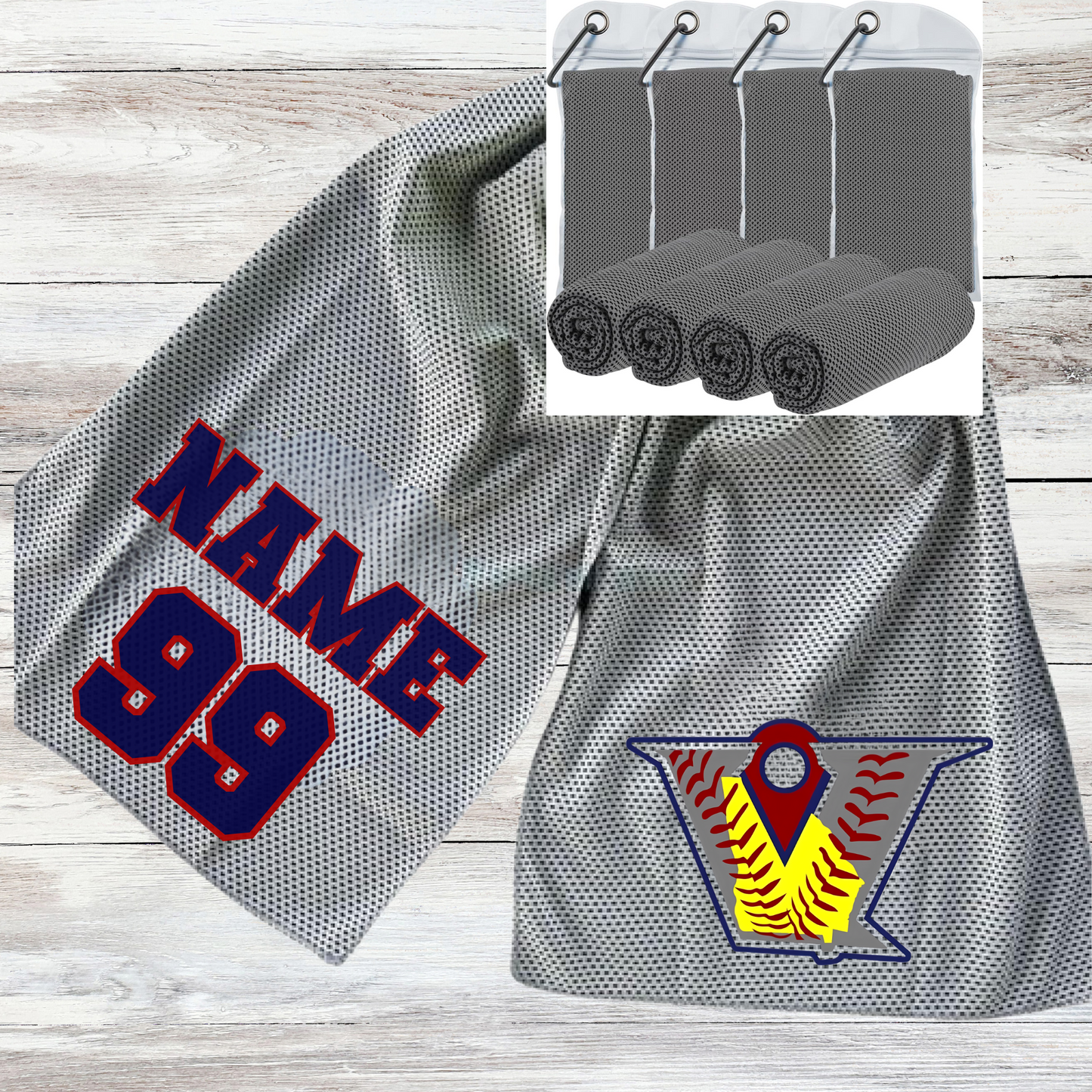 Velocity Softball Custom Cooling Towel