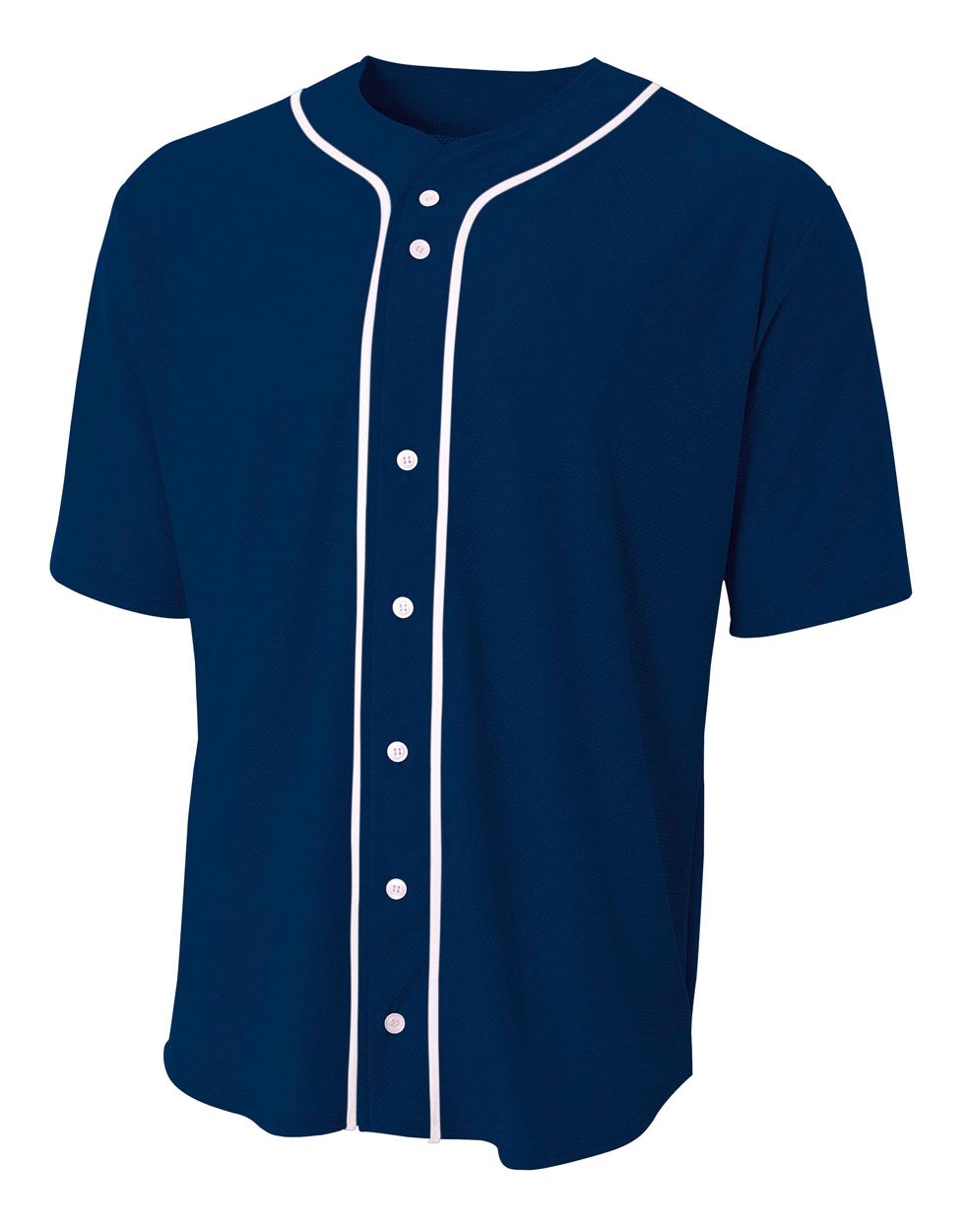 CUSTOM JERSEY-Short Sleeve Full Button Baseball Top