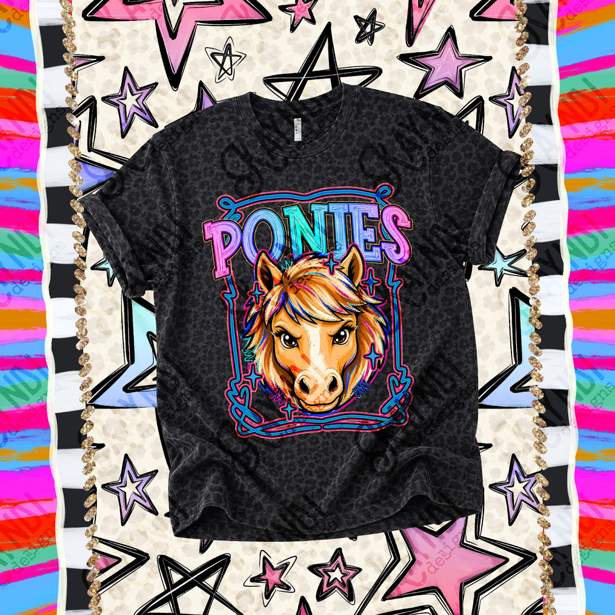 Retro Pop Ponies Top