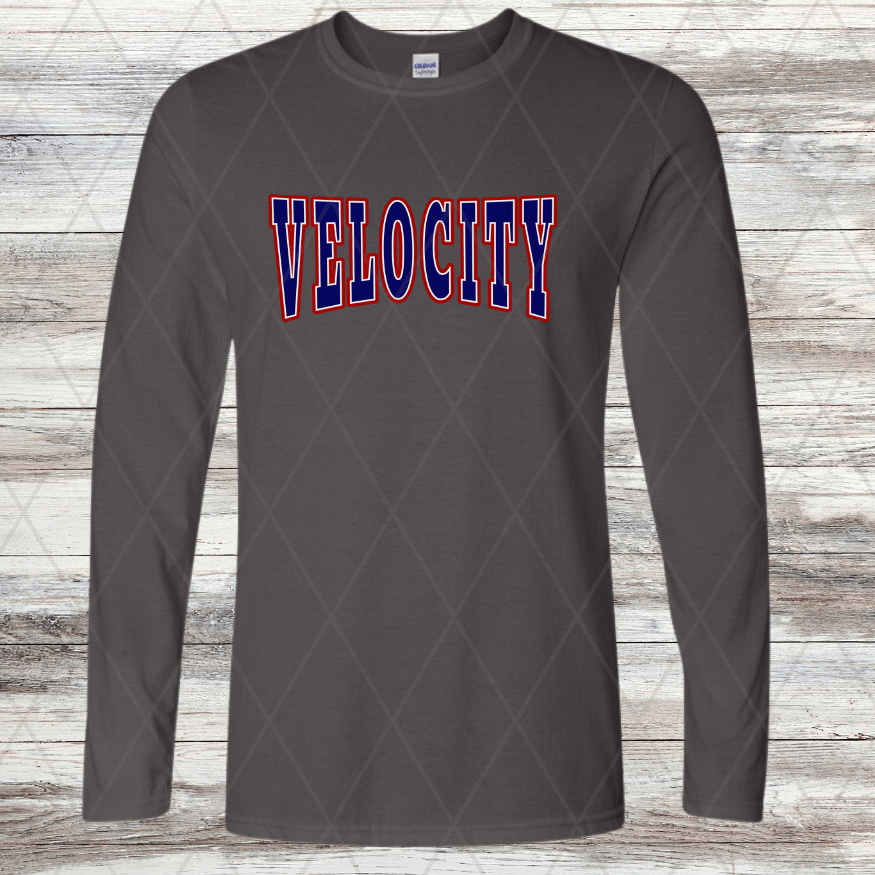 Velo Design B- Long Sleeve- Cotton/ Dri-Fit