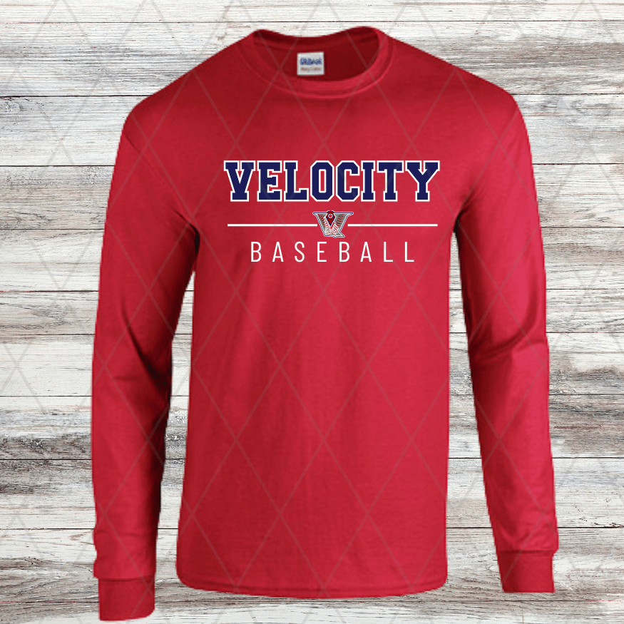 Velo Design A- Long Sleeve- Cotton/ Dri-Fit