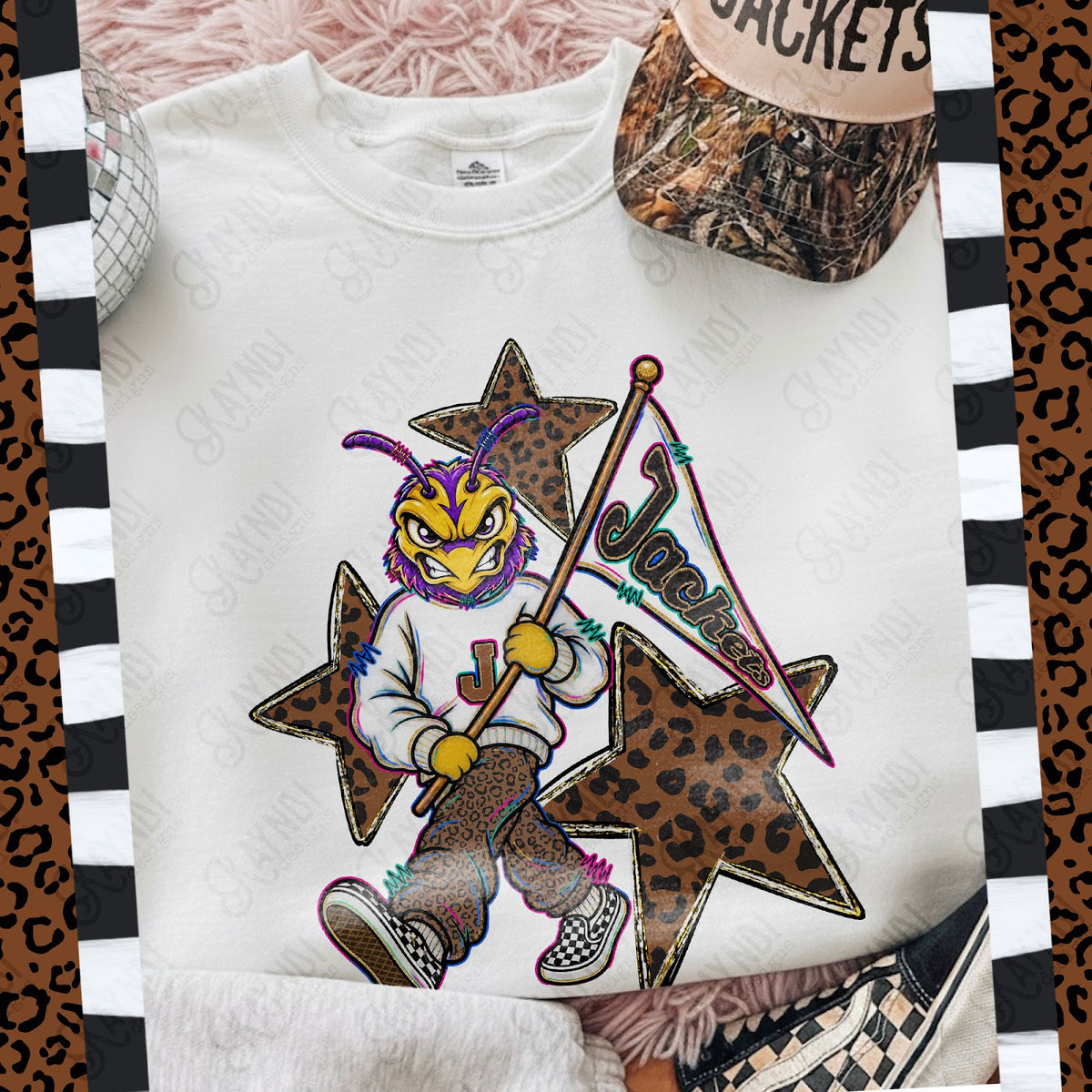 Leopard Sweats Jackets 3 Top