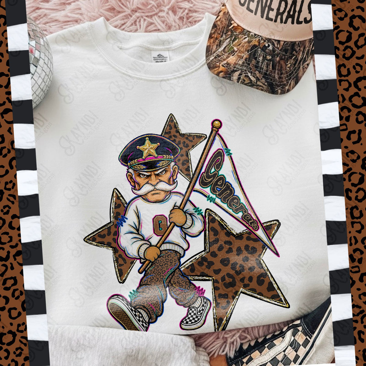 Leopard Sweats Generals Top