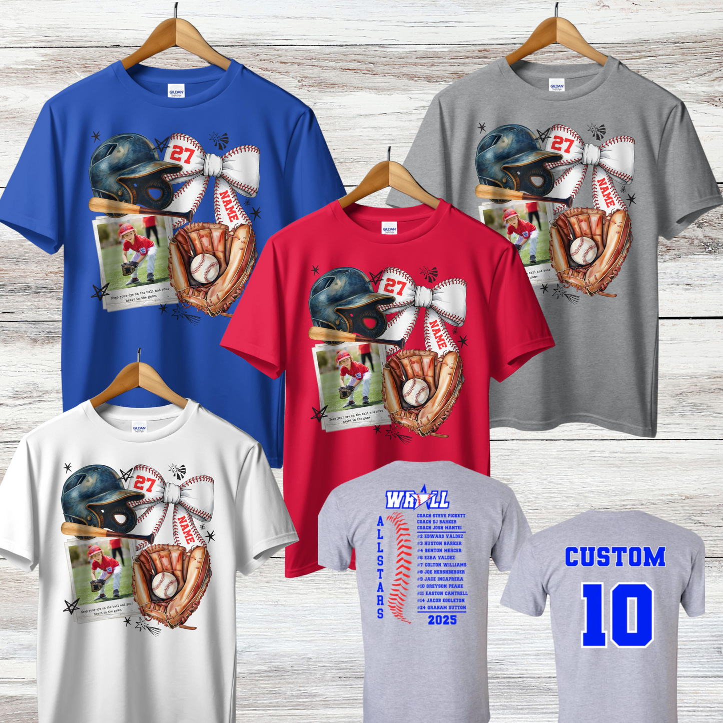 Custom Photo- Design 9- Short Sleeve or Tank All Colors