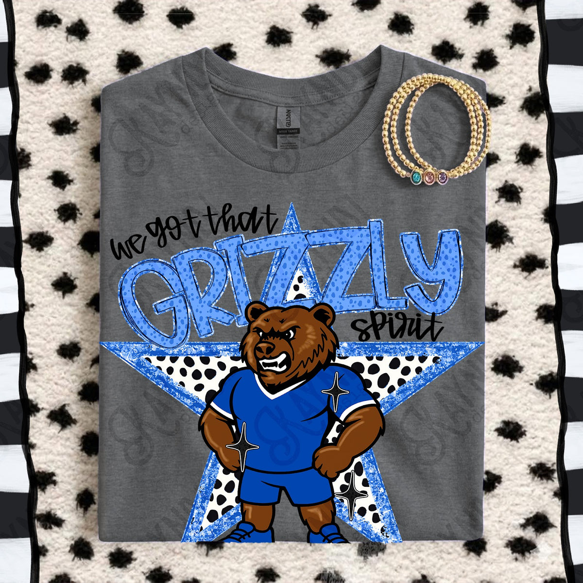 We Got That Spirit Grizzly Top