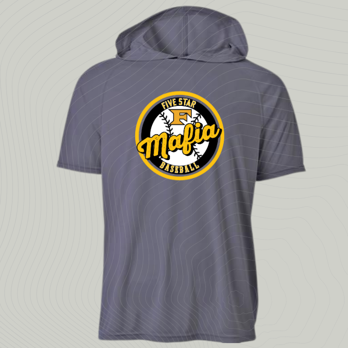 Design B- Gray- Short/ Long Sleeve with HOOD
