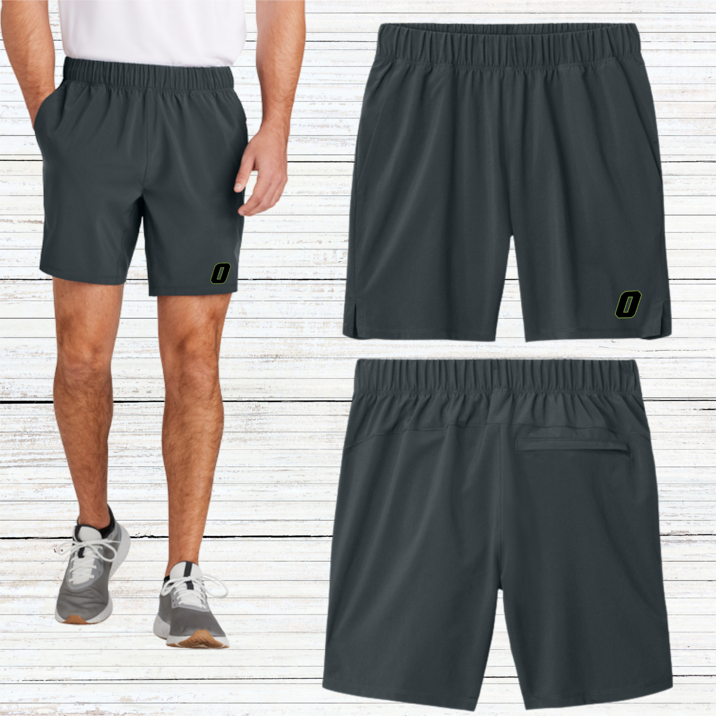 Mens Repeat Short 7"- Zippered Back Pocket - Opps Baseball