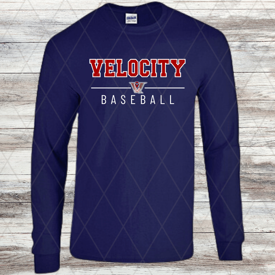 Velo Design A- Long Sleeve- Cotton/ Dri-Fit