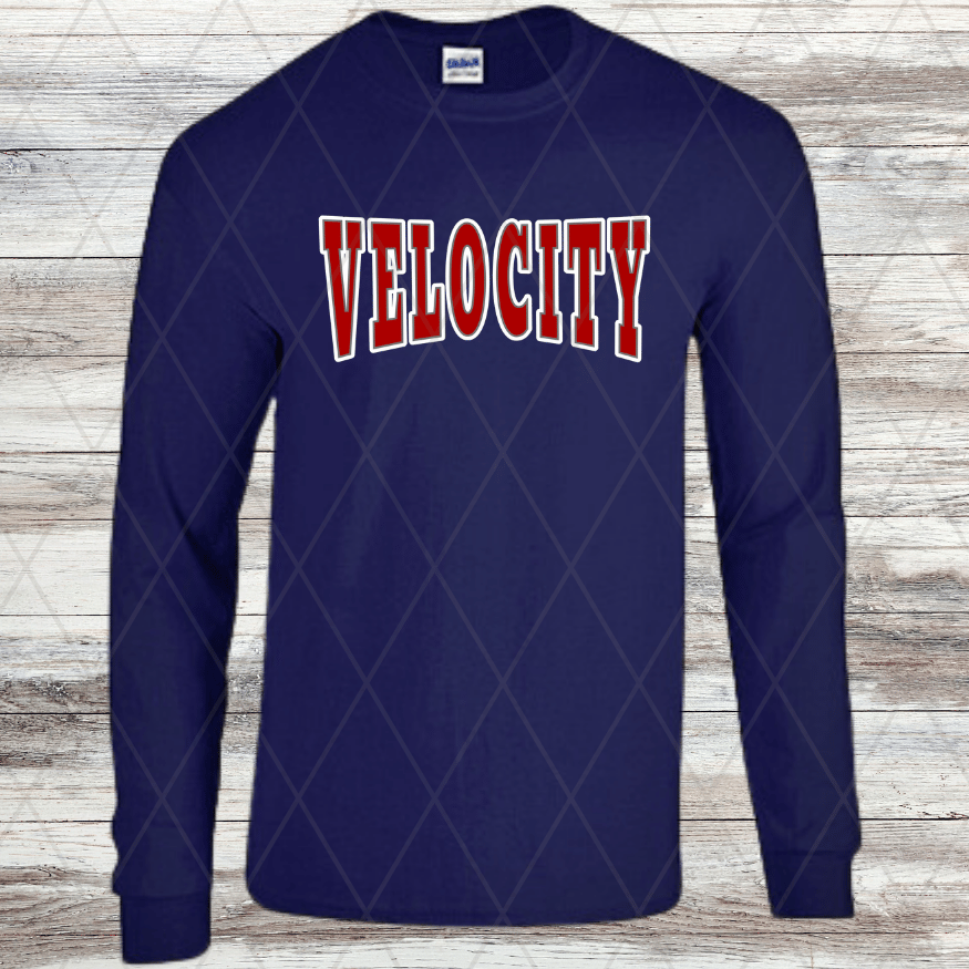 Velo Design B- Long Sleeve- Cotton/ Dri-Fit
