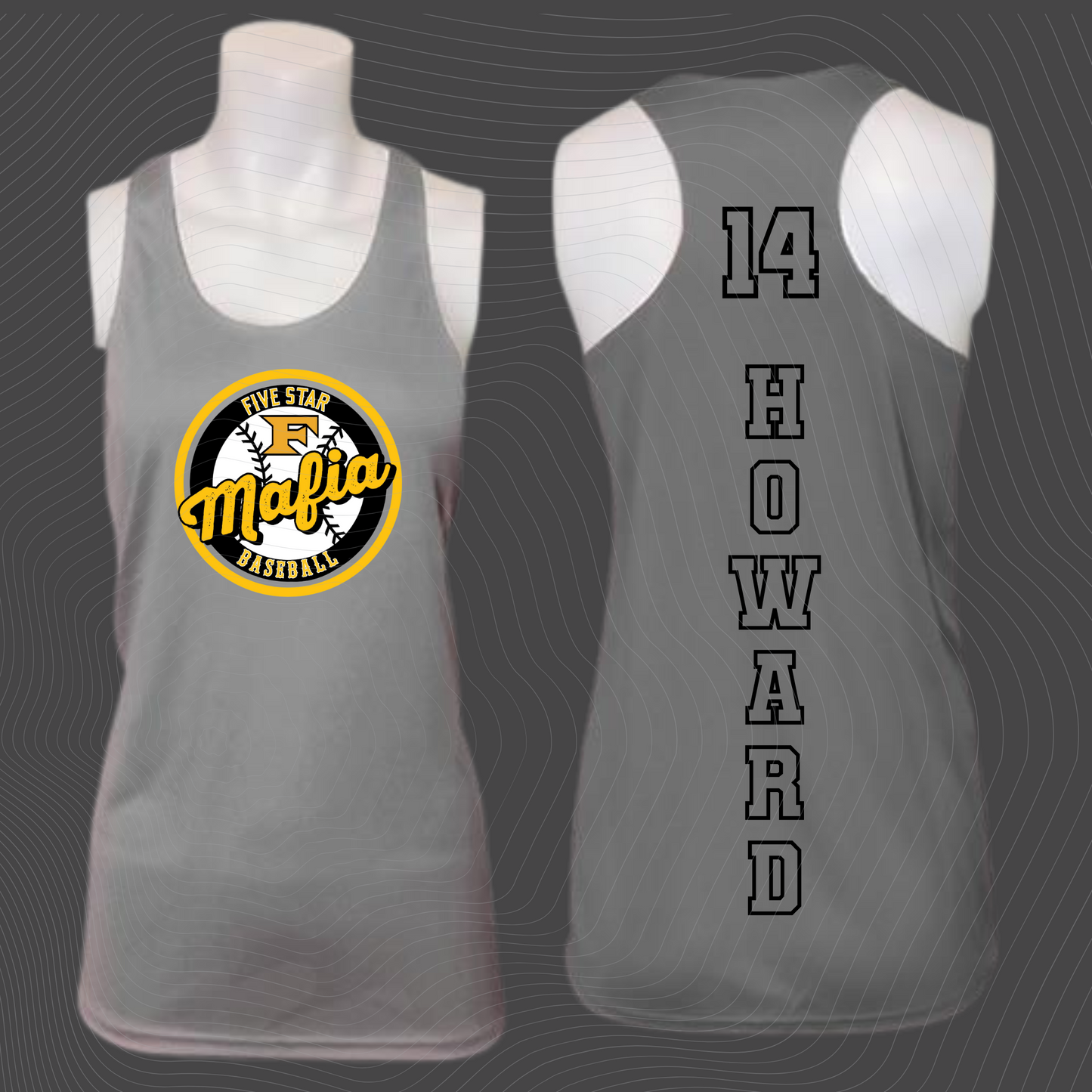 Design B- Gray- Tank Top