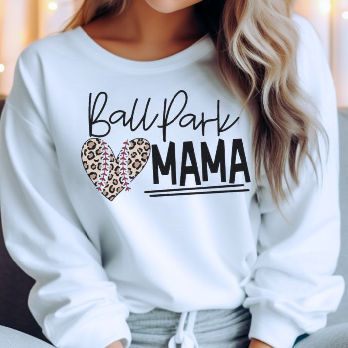 Ball Park Mama Crewneck & Hoodie
