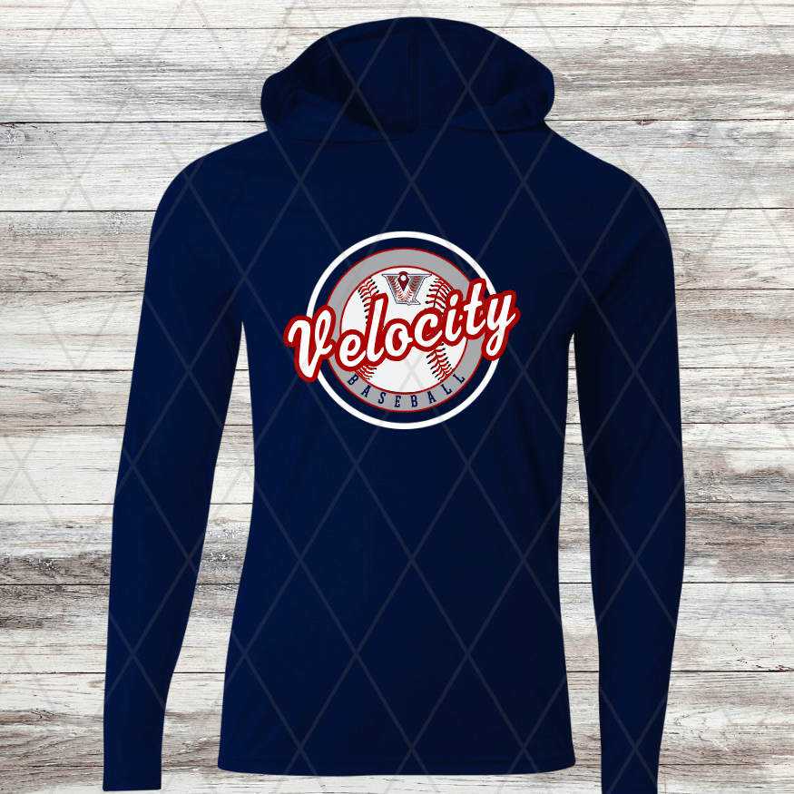Velocity Design D- Thin Dri Fit w/ Hoods- Short and Long Sleeve