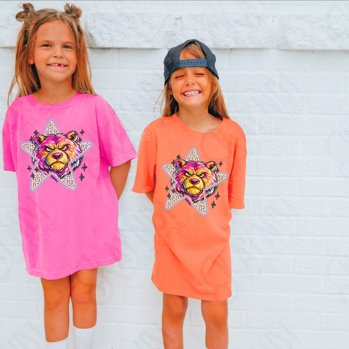 Doodle Star Bear Top