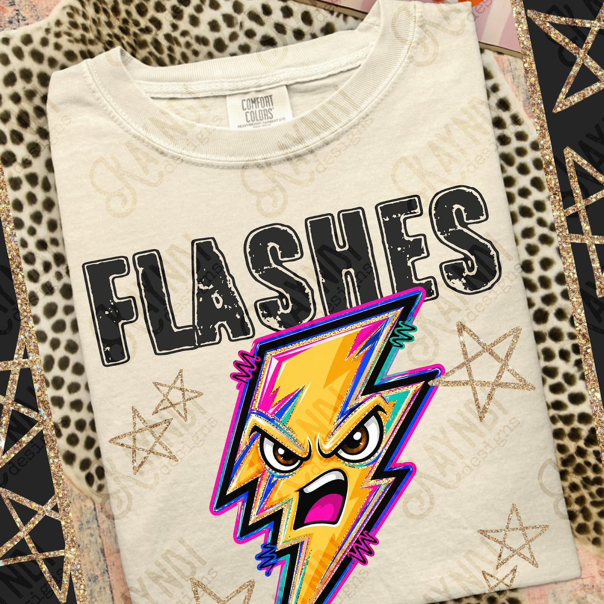 Grunge Varsity Flashes 4 Top