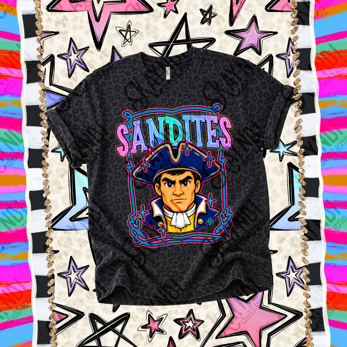 Retro Pop Sandites Top