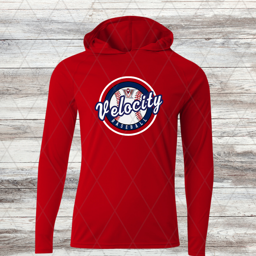 Velocity Design D- Thin Dri Fit w/ Hoods- Short and Long Sleeve