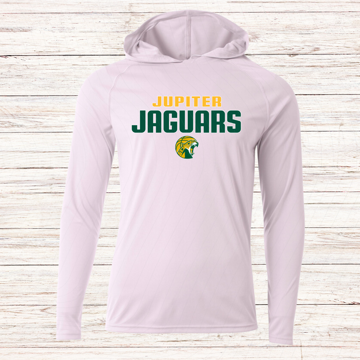 Jupiter Jaguars Basketball -Design B-Dri Fit Long Sleeve w/ Hood