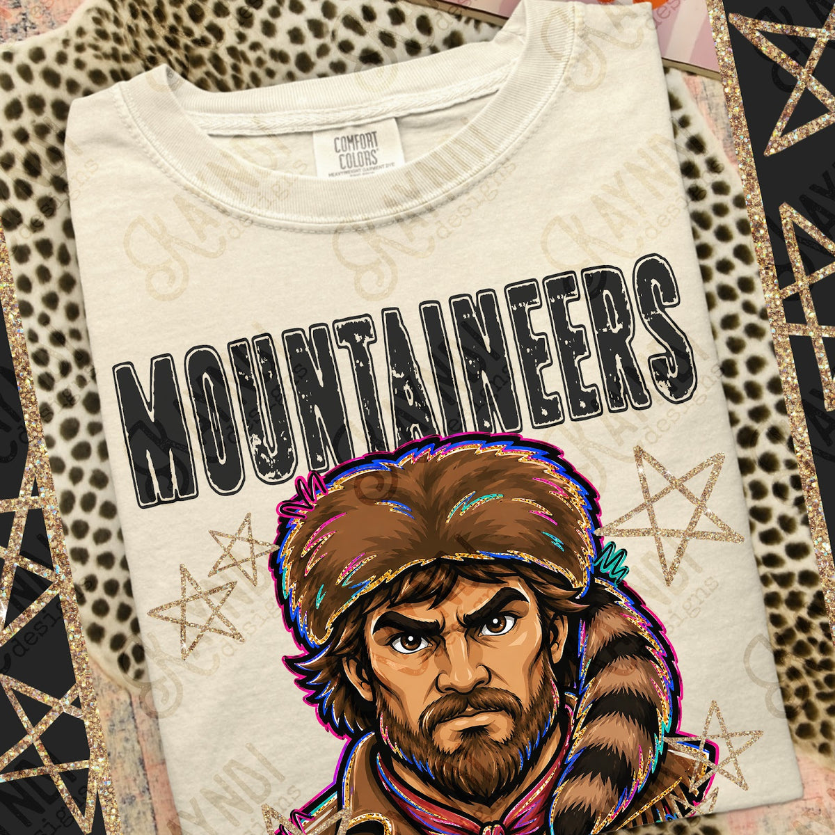 Grunge Varsity Mountaineers 2 Top