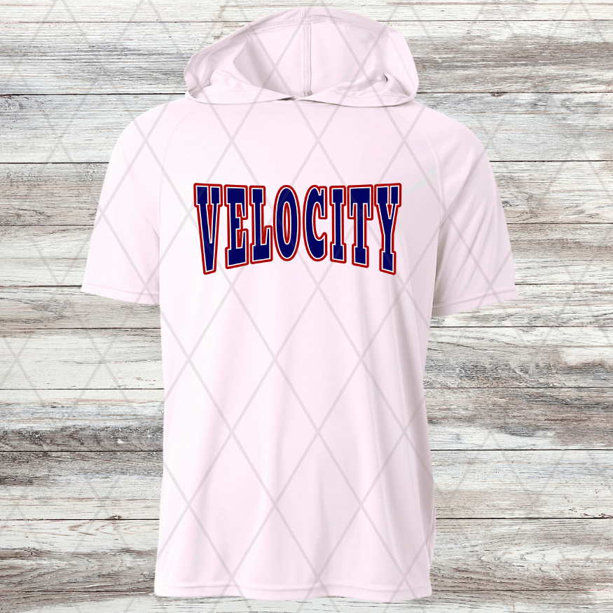Velocity Design B- Thin Dri Fit w/ Hoods- Short and Long Sleeve