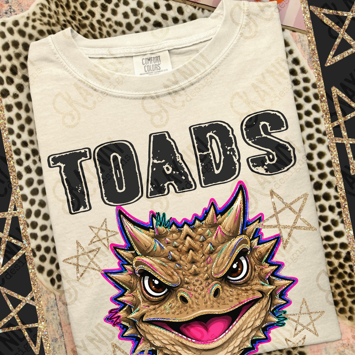 Grunge Varsity Toads 2 Top