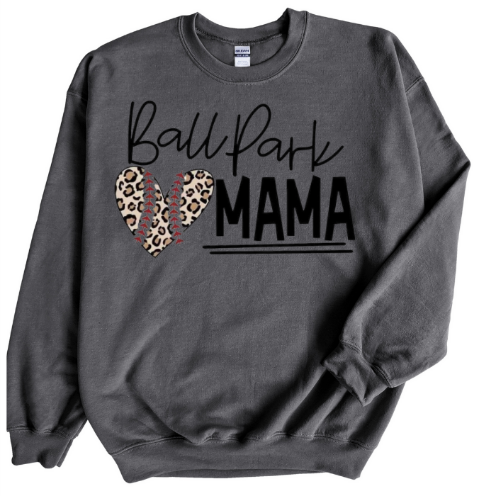 Ball Park Mama Crewneck & Hoodie