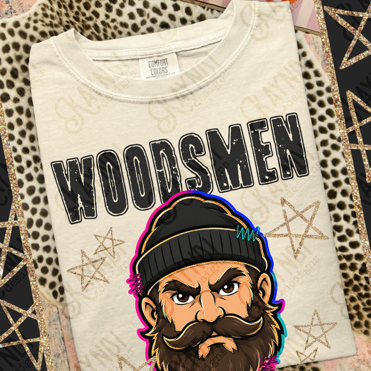 Grunge Varsity Woodsmen Top