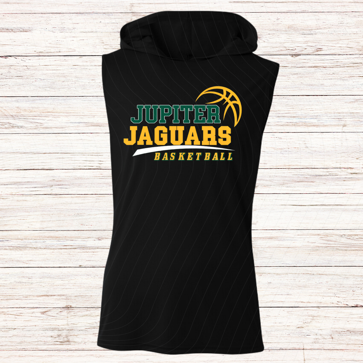 Jupiter Jaguars Basketball -Design C-Dri Fit Sleeveless w/ Hood