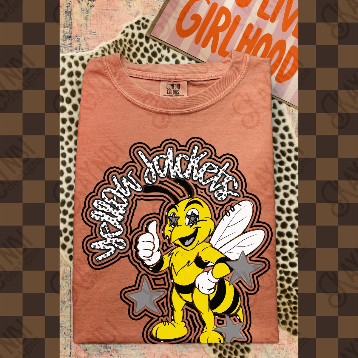 Yellow Jackets Black Top