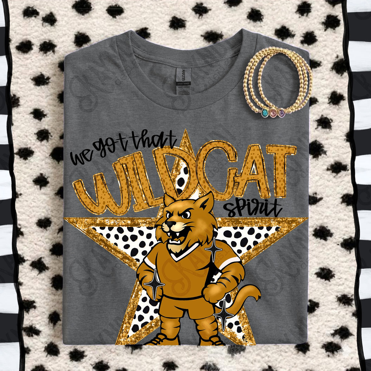 We Got That Spirit Wildcat Brown Light Top