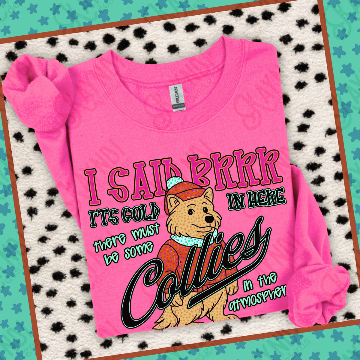 Brrr Its Cold in Here Collie Top