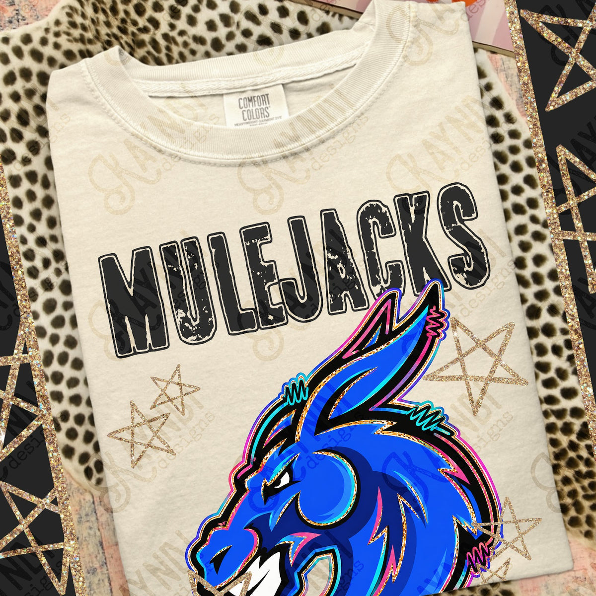 Grunge Varsity Mule Jacks Top