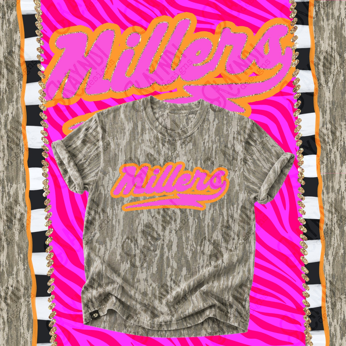 Prism Script Millers Top