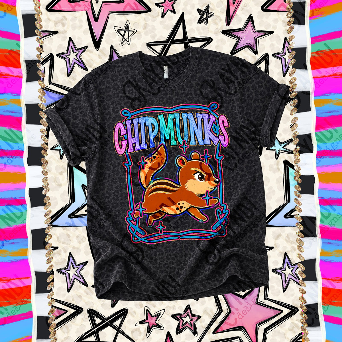 Retro Pop Chipmunks Top