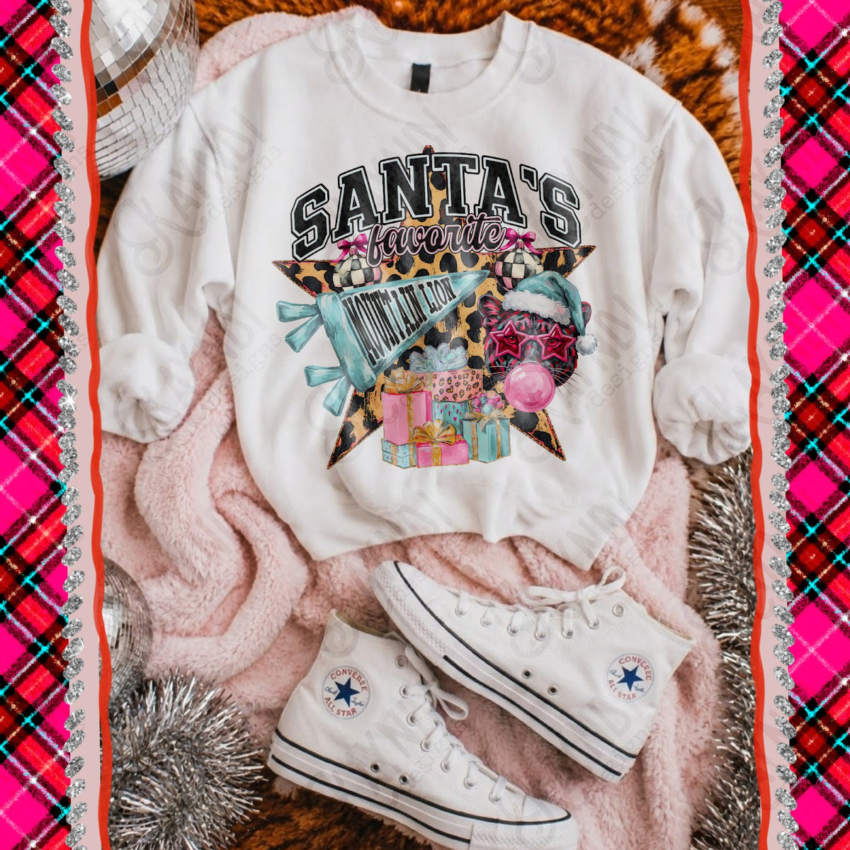 Santas Favorite Mountain Lions 2 Top