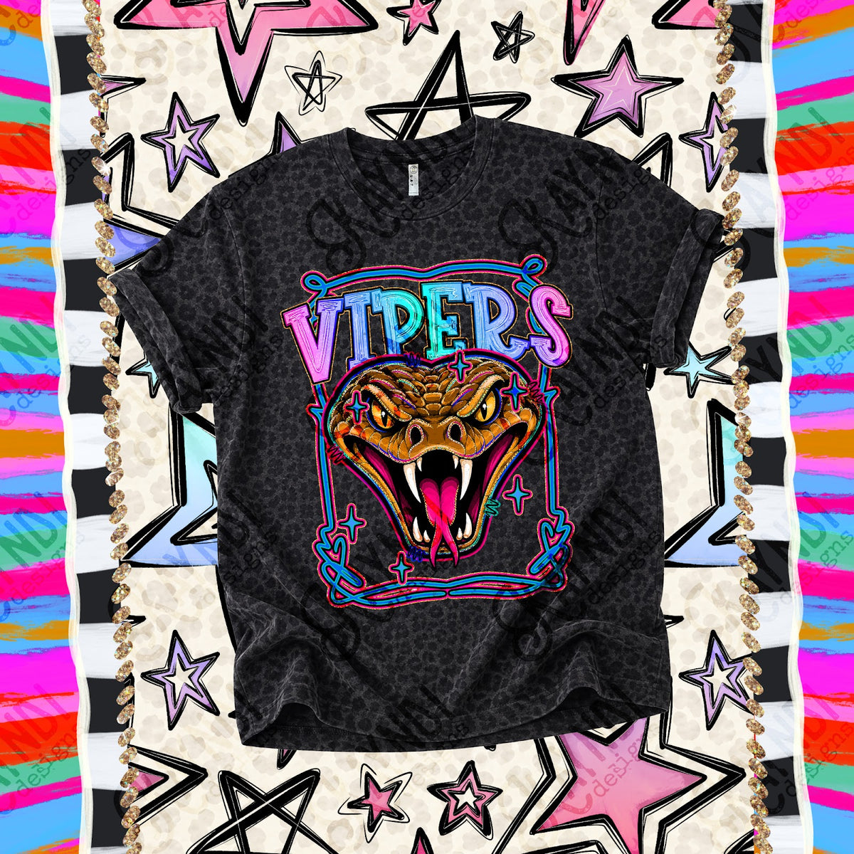 Retro Pop Vipers Top