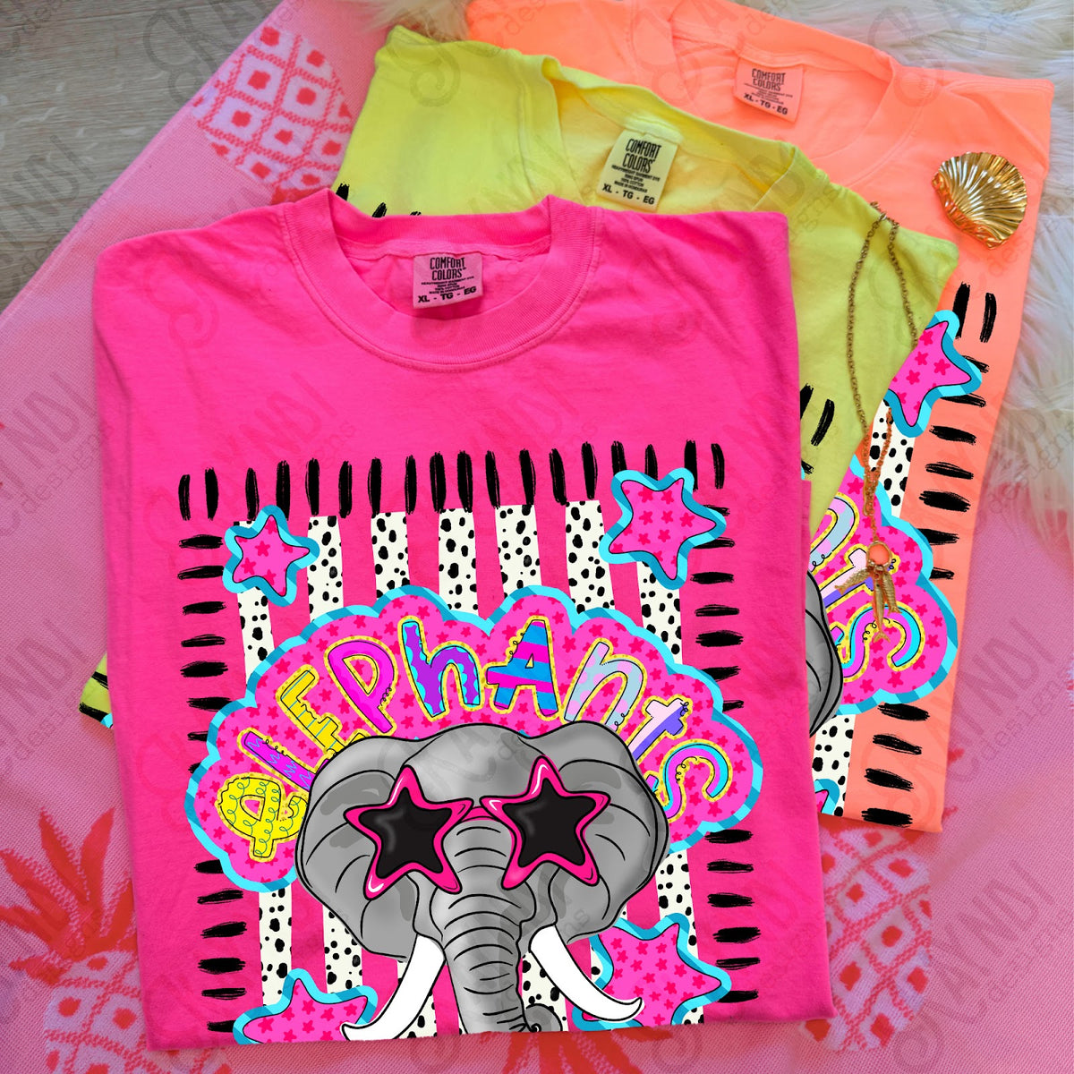 Doodle Star Sunglasses elephant Top