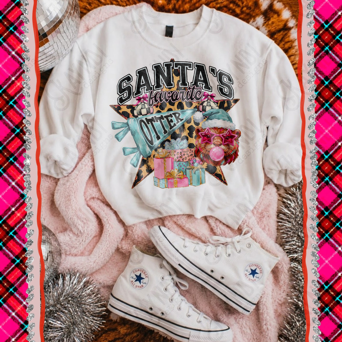 Santas Favorite Otters Top