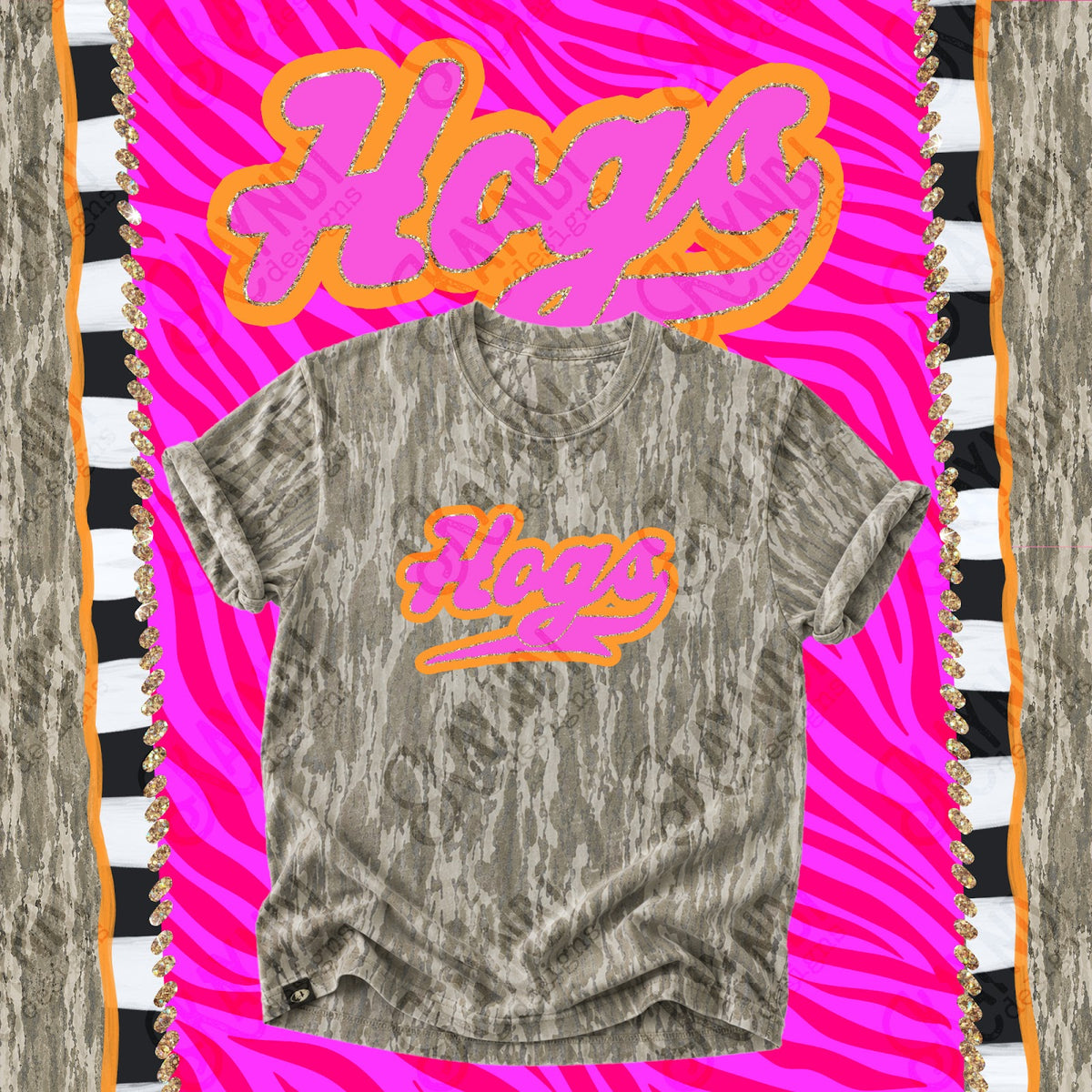 Prism Script Hogs Top