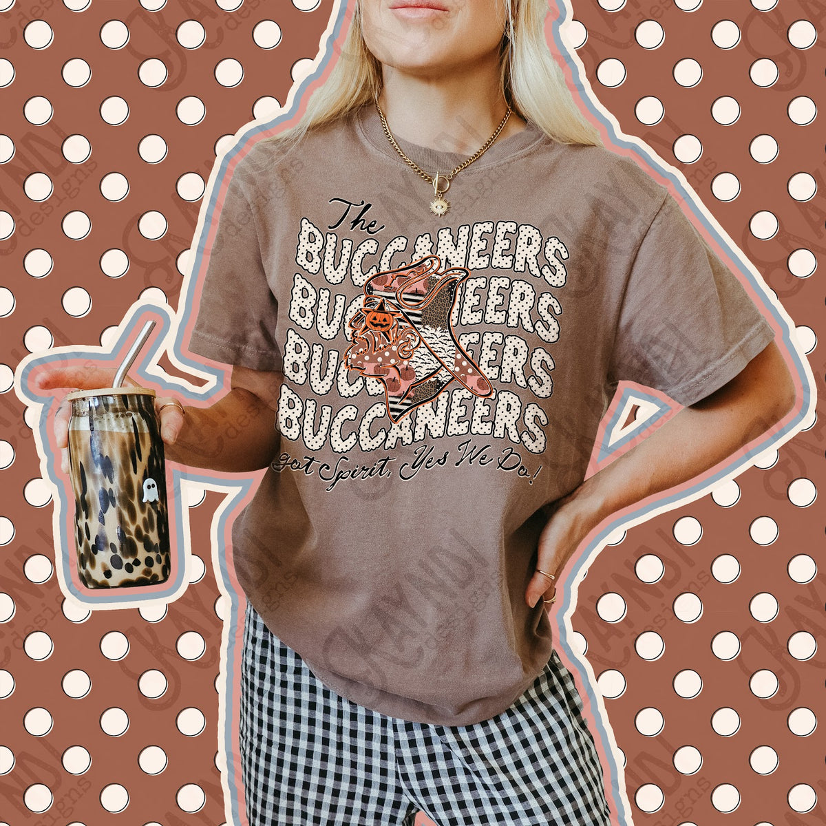 Patchwork Pumpkin Spirit Buccaneers 2 Top