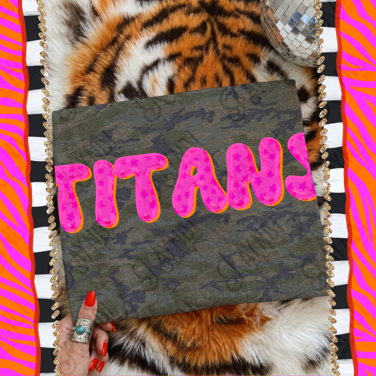 Bubble Stars Titans Top