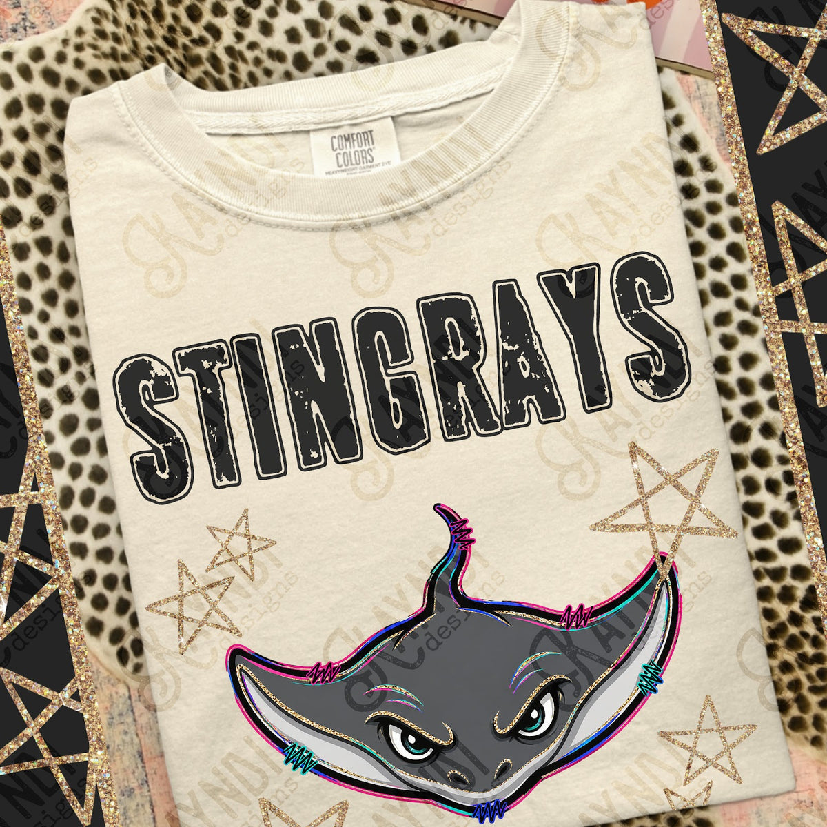 Grunge Varsity Stingrays Top