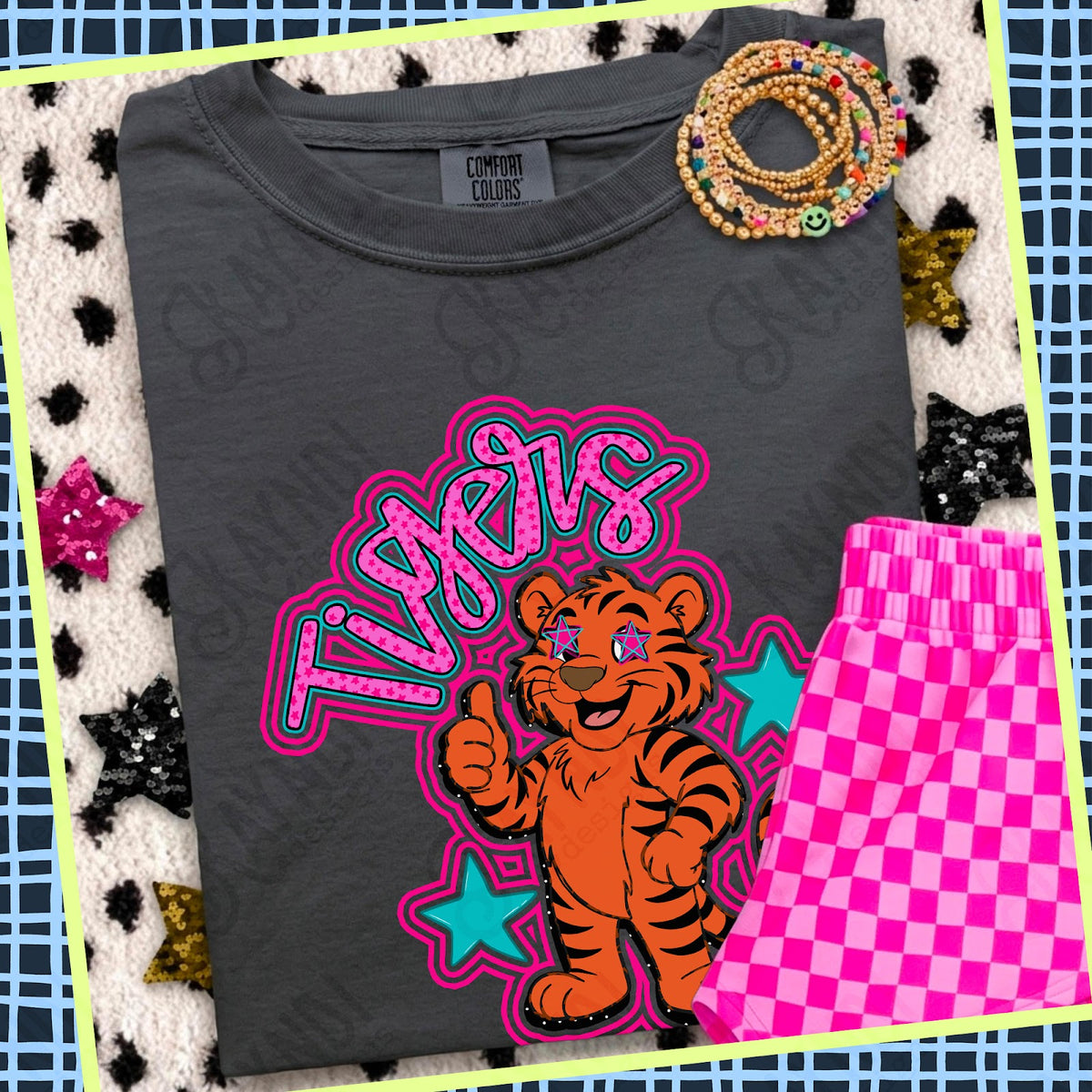 Tigers Pink Top