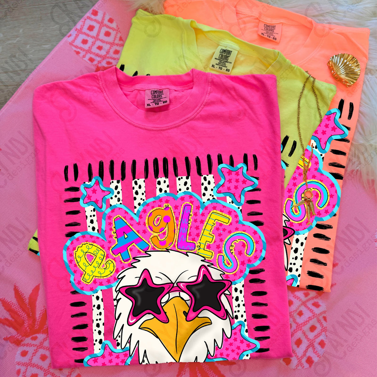Doodle Star Sunglasses eagle Top