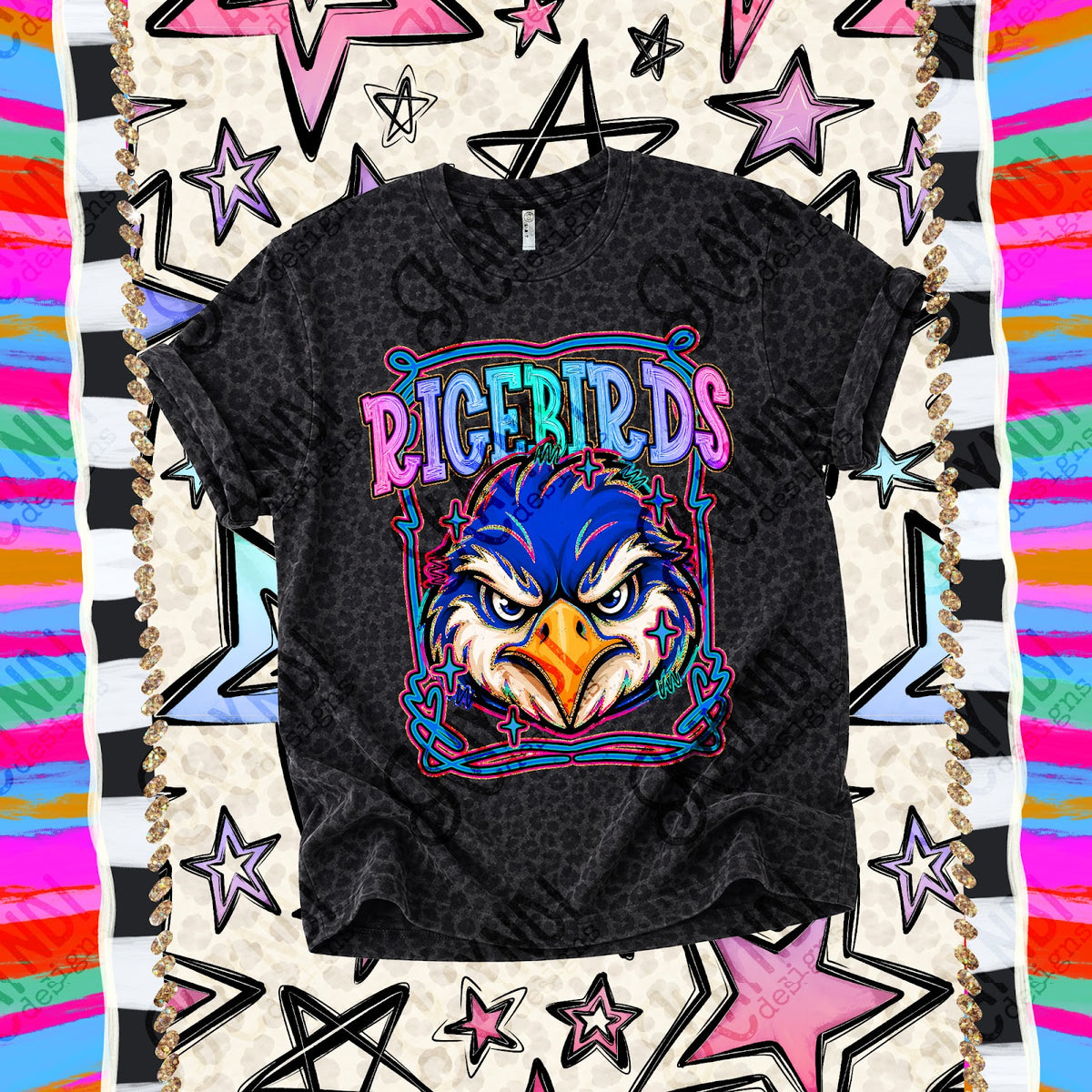 Retro Pop Ricebirds Top