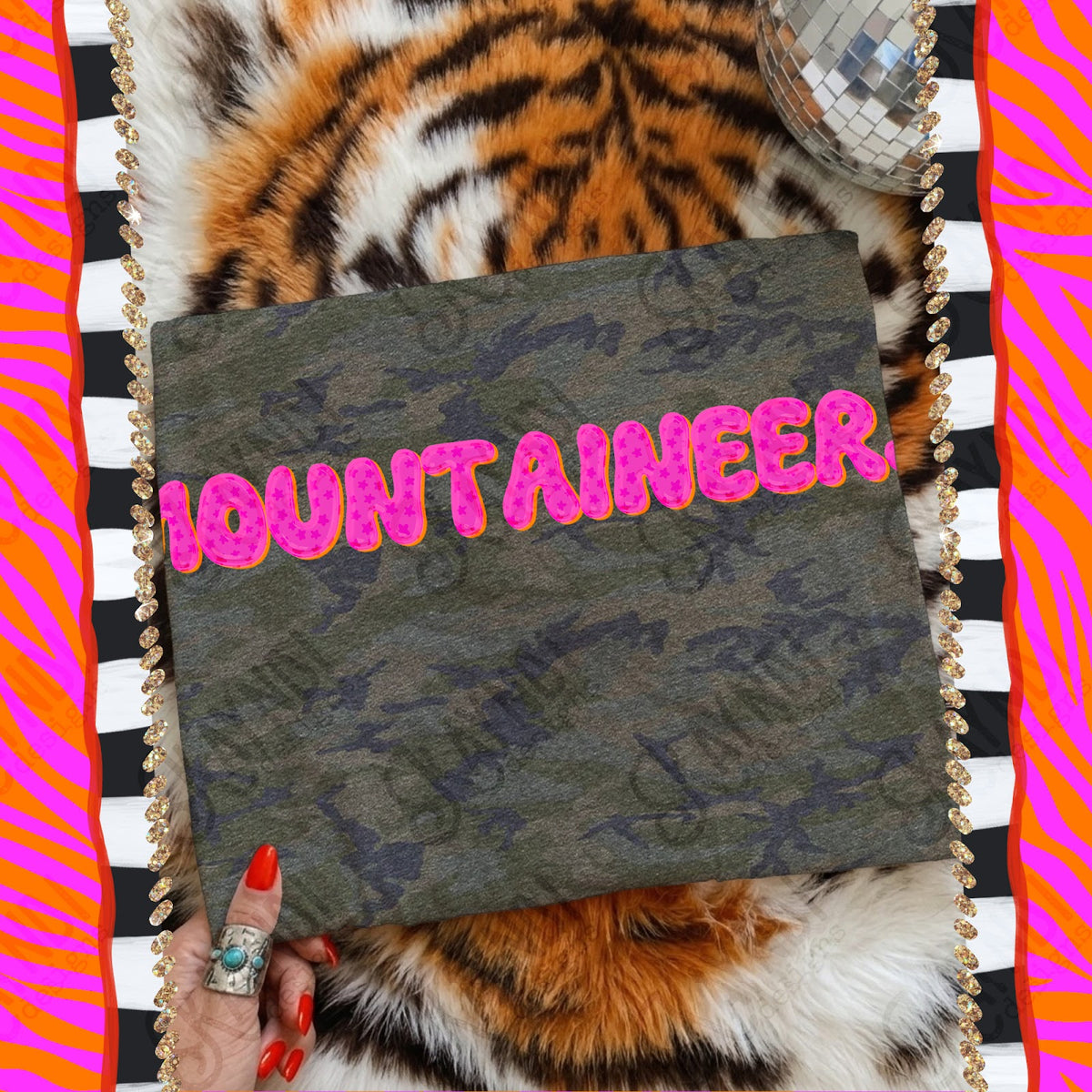 Bubble Stars Mountaineers Top