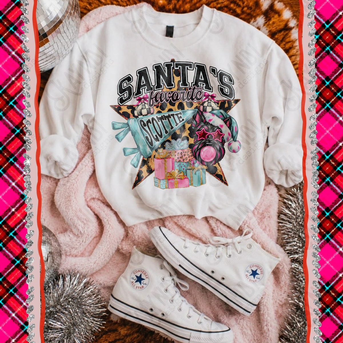 Santas Favorite Scotties Top