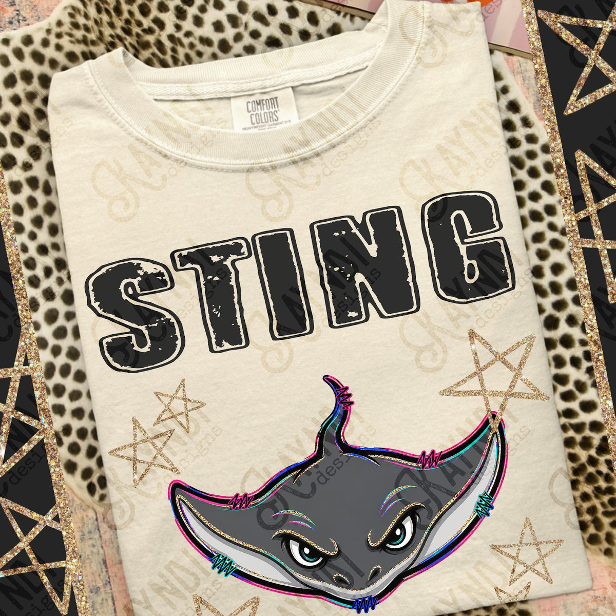 Grunge Varsity Sting Top