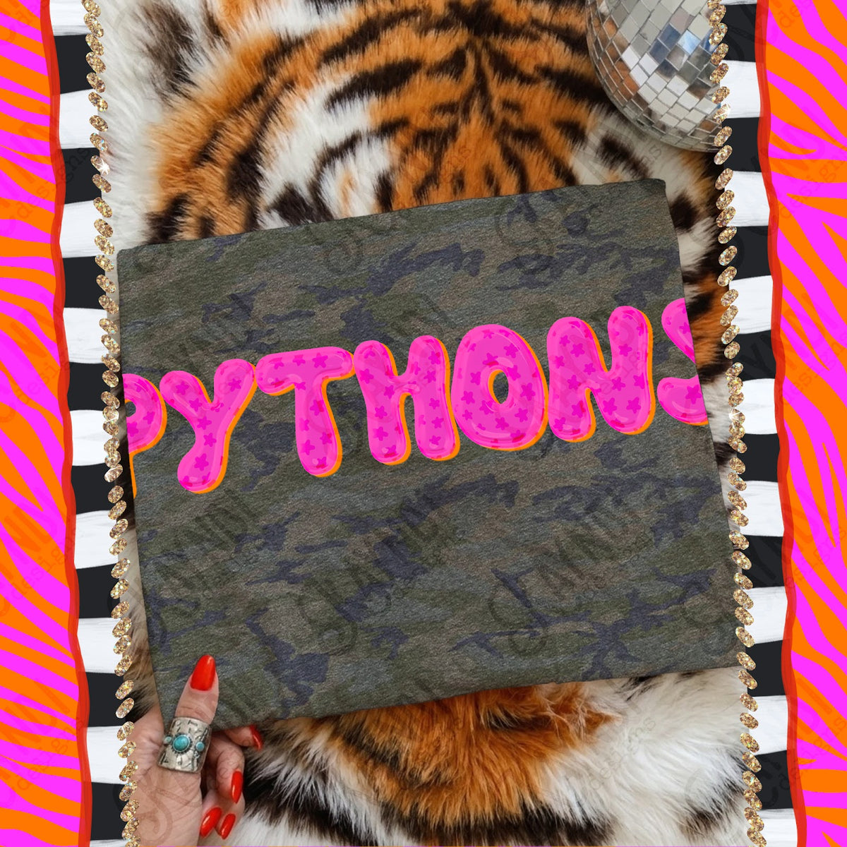 Bubble Stars Pythons Top