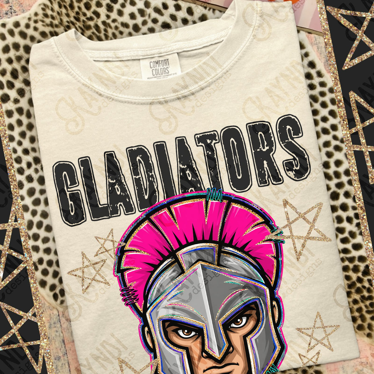 Grunge Varsity Gladiators Top