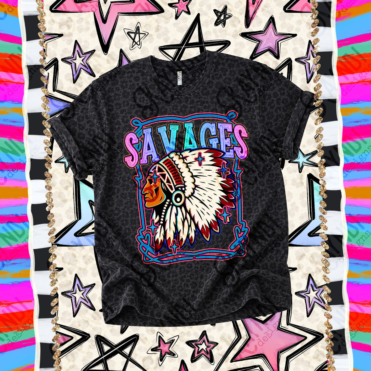 Retro Pop Savages Top
